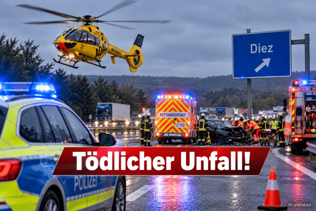 Tödlicher Unfall A3 Diez