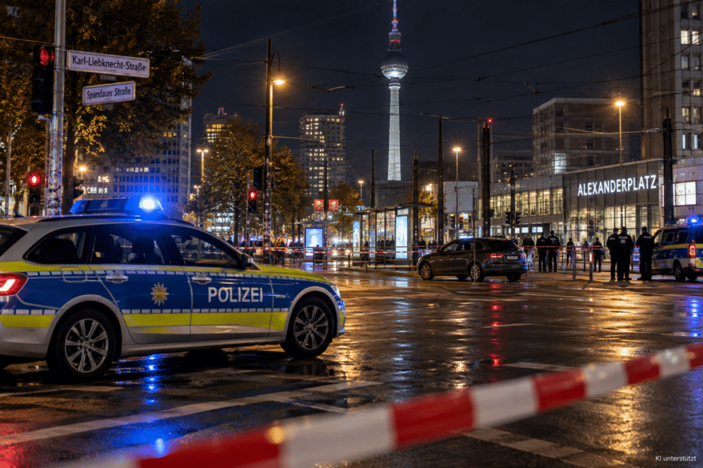Polizeischuss am Alexanderplatz