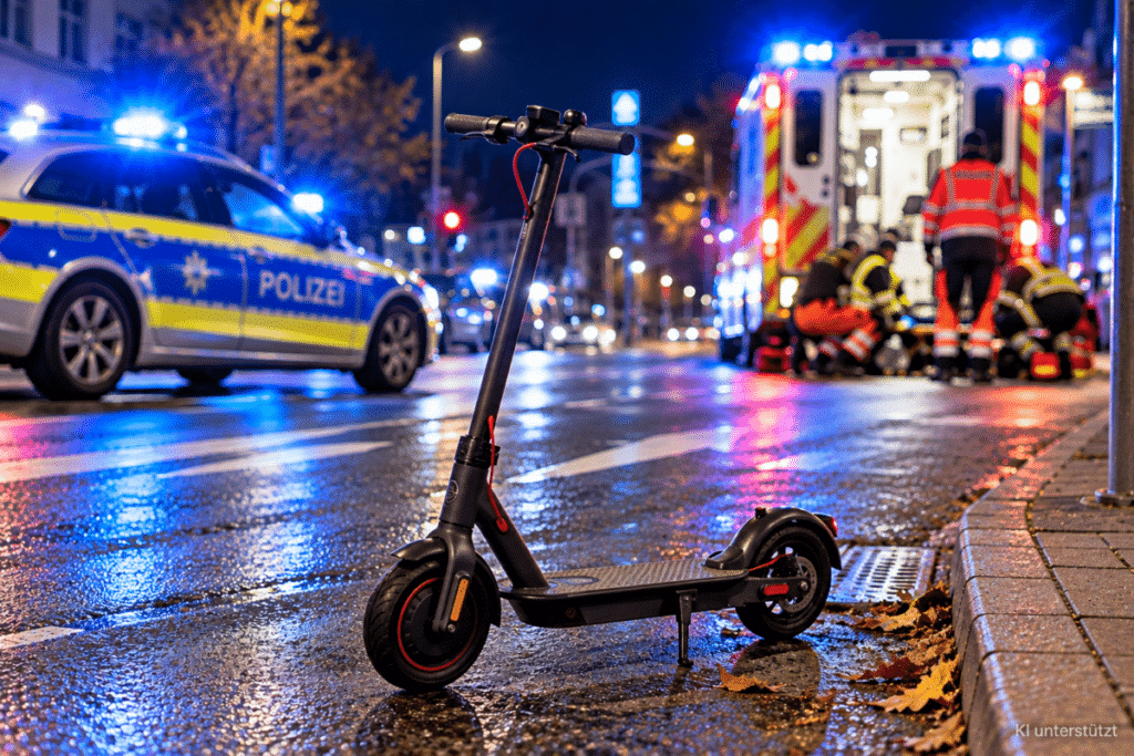 E-Scooter-Unfall in Herne