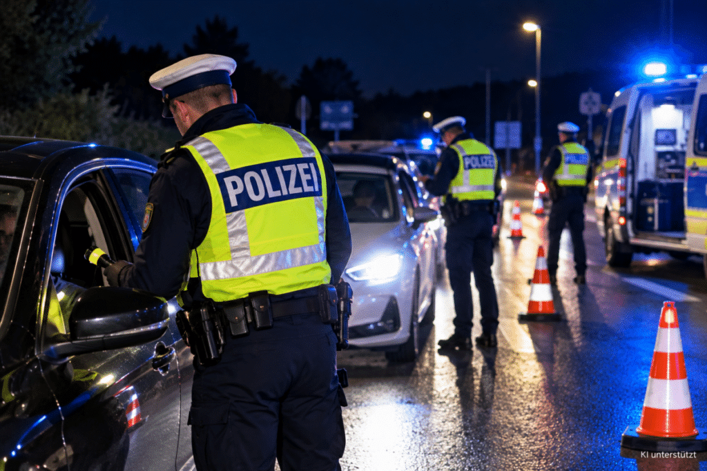 Polizeikontrollen in Asbach und Neustadt/Wied