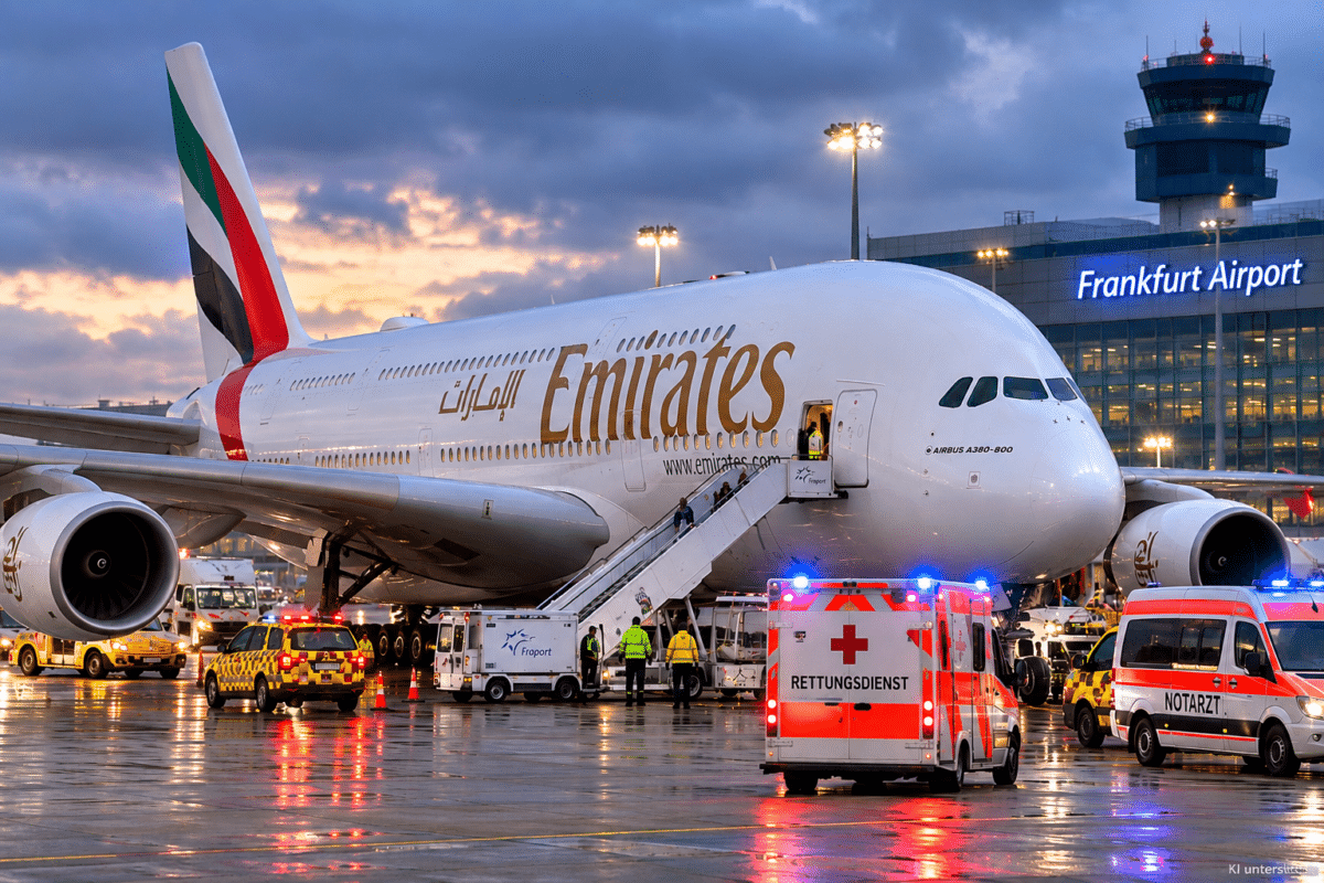 Emirates A380 Frankfurt