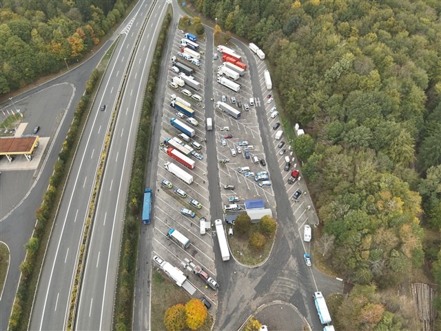 Großkontrolle auf der A1