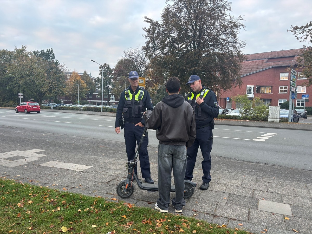 E-Scooter-Kontrollen in Coesfeld