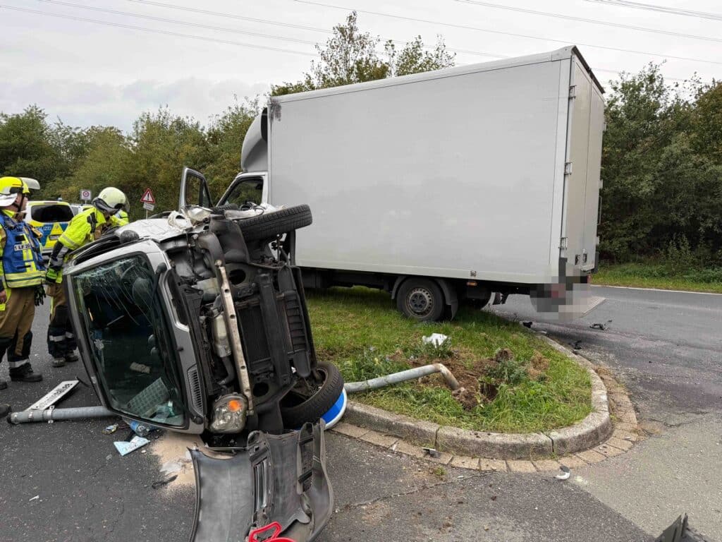 Unfall in Hünxe