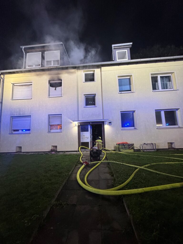 Wohnungsbrand in Gelsenkirchen-Hassel