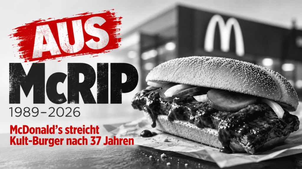 McRib verschwindet bei McDonald's