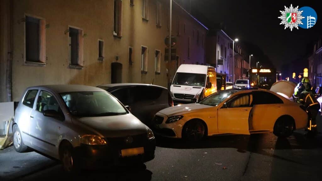 Unfall auf der Roonstraße