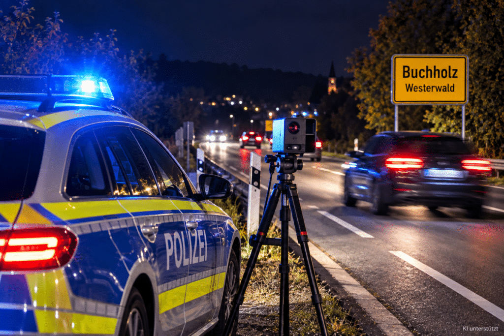 Geschwindigkeitskontrolle B8 Buchholz