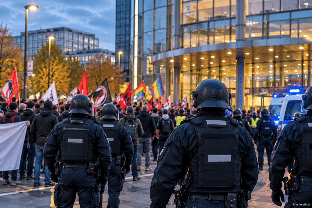 AfD-Veranstaltung in Leverkusen