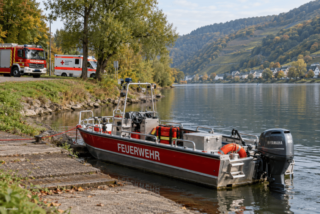 Toter in der Mosel bei Bullay