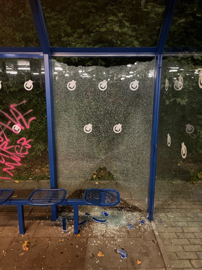 Vandalismus am Westfalenbad