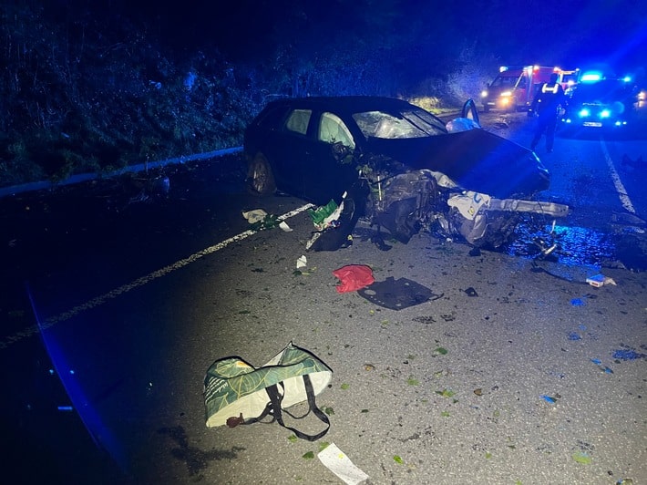 Unfall B236 Werdohl