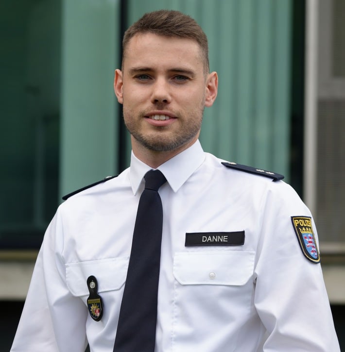Richard Danne Schutzmann vor Ort